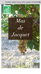Mobile Screenshot of masdejacquet.com